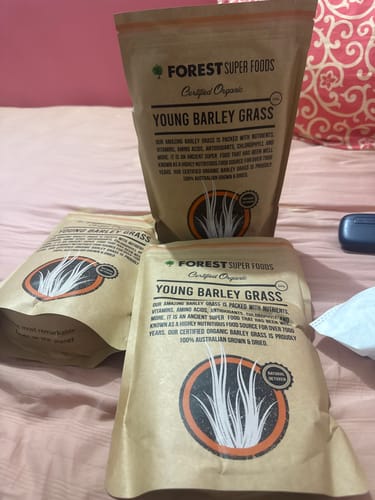 Customer photo review of Certified Organic Australian Barley Grass