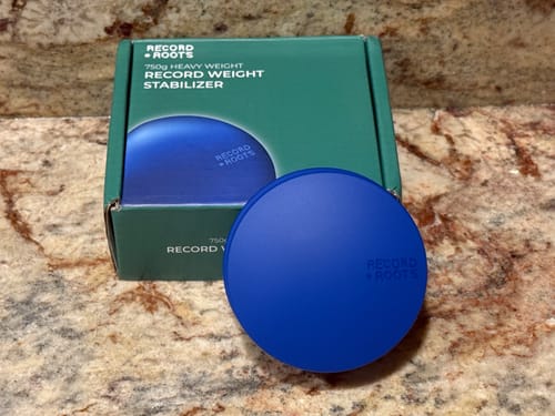 Customer photo review of Vinyl Record Weight Stabilizer – 750g