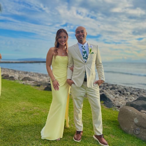 Customer photo review of Green Emerald Floral Necktie Set