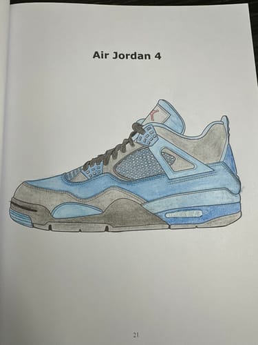 Customer photo review of Air Jordan Coloring Book