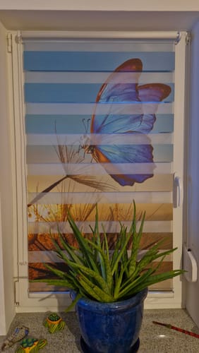 Customer photo review of Klemmfix Doppelrollo - Foto hochladen | Klemm Doppelrollo