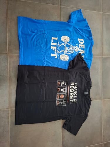 Customer photo review of DEAD LIFT BACK T-SHIRT
