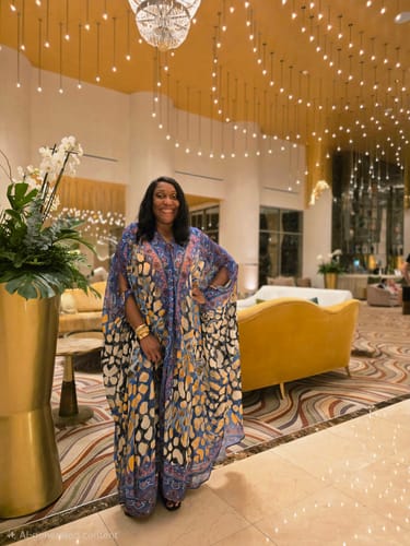 Customer photo review of Dora Goddess Kaftan