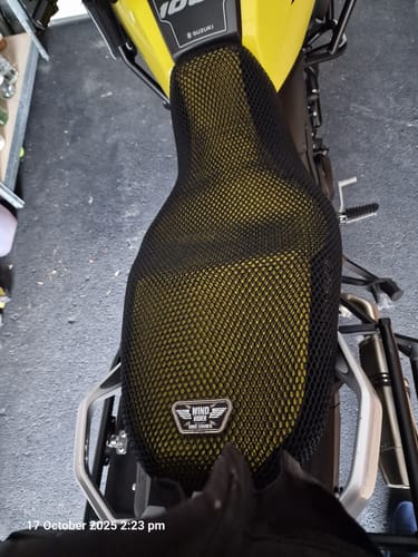 Customer photo review of Wind Rider Seat Cover
