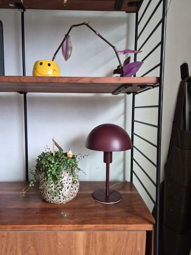 undefined review of Nordlux Ellen Mini Tafellamp - Ø 16 cm - Bordeaux image 1 out of 1