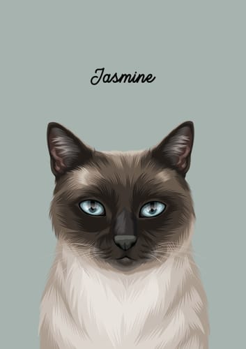 Customer photo review of Custom Cat Portrait