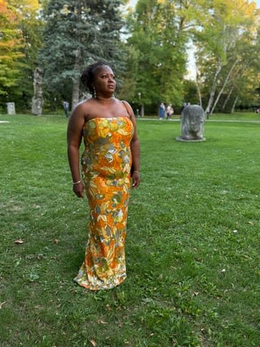 Customer photo review of Rio Gown by HELSI - RENTAL