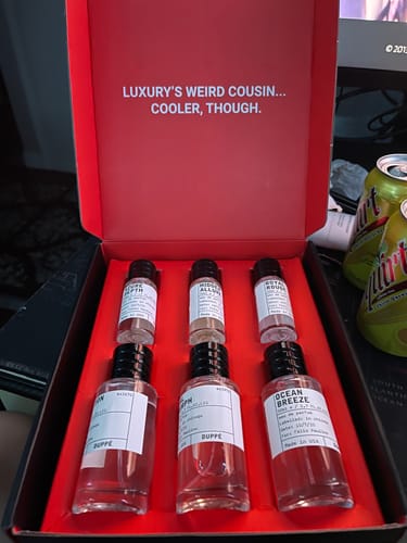 Customer photo review of 6 Scents. 1 Affordable Price.