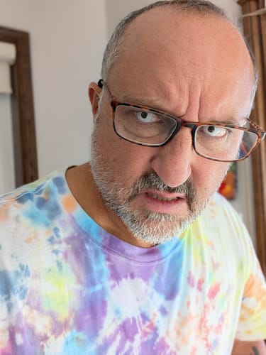Customer photo review of PRIMAL ® Zombie I - White Colored Contact Lenses
