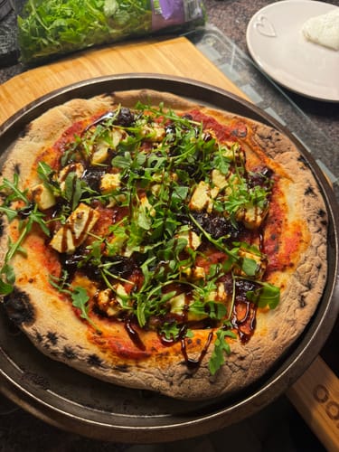 Customer photo review of Sourdough Pizza Bases