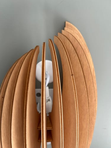 Customer photo review of Assia teinté Chêne | Applique