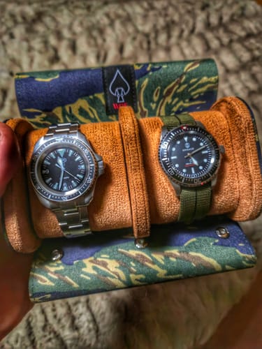 Customer photo review of W.O.E. Watch Tube - Tiger Stripe