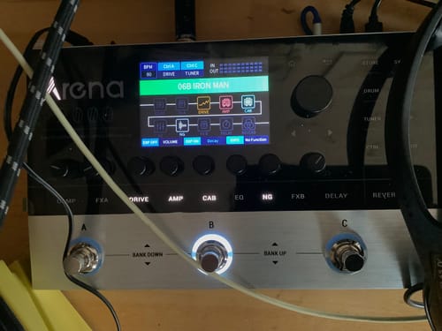 Customer photo review of Donner Arena 2000 Multieffektpedal