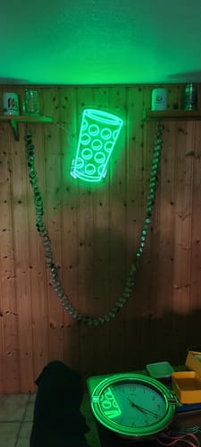 Customer photo review of Neon Dubbeglas