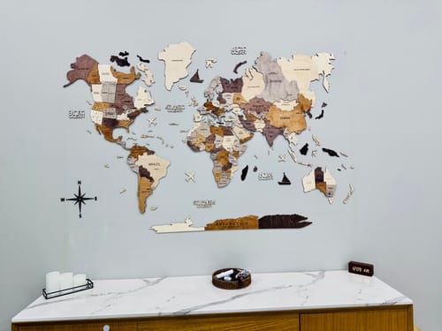 Customer photo review of Flags Push Pins