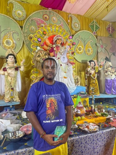 Customer photo review of Maa Durga Devotee - Durga's Shakti Limited Edition-T-Shirt