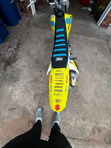 Customer photo review of Custom Seat Cover: 2023 Suzuki DR-Z 125