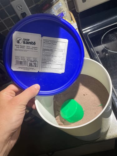 Customer photo review of Shop Santé - Vrac - Isolate - 1kg (POS)
