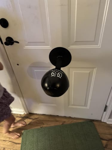 Customer photo review of PunchPal™ Desktop Punching Ball – Stress Buster & Reflex Trainer for Kids & Adults