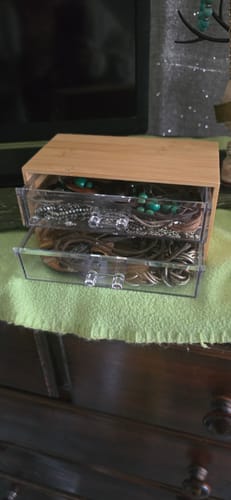 Customer photo review of Bano Storage w/ 2 Drawers, 19x12x9.5cm