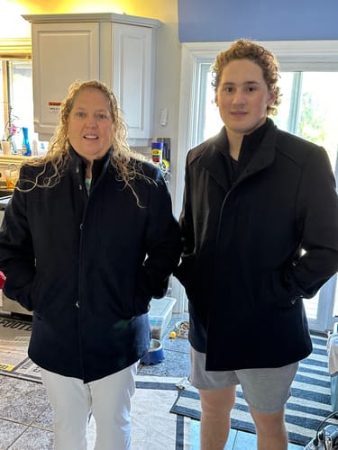 Customer photo review of West Louis™ Single Breasted Thick Wool Coat