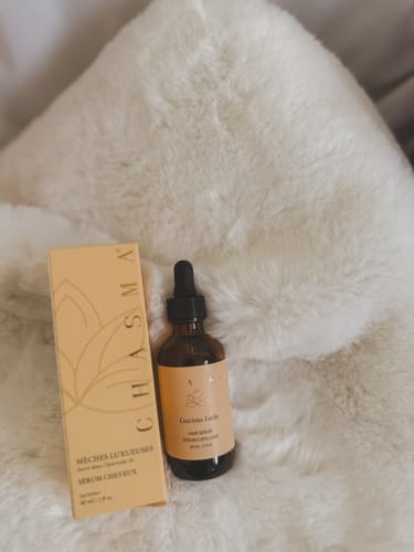 Customer photo review of Flowering Hair Serum