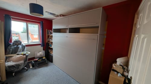 Customer photo review of CP-04 Horizontal Wall Bed Concept Pro 140cm with Over Bed Unit