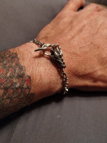 Customer photo review of Voidwing - Sterling Silver Bracelet