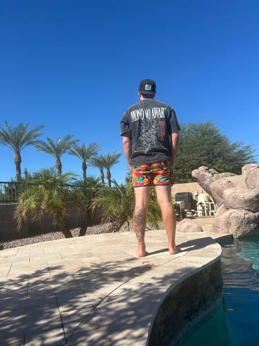 Customer photo review of MONO NO AWARE ONI | OVERSIZED TEE | Washed Black