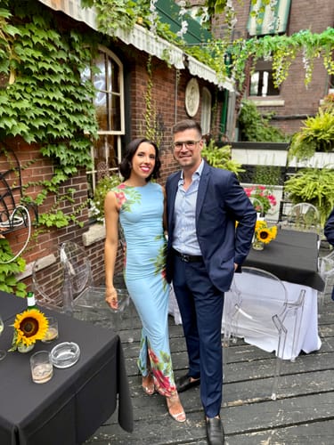 Customer photo review of Ariel Mesh Dress by Aston Studio - RENTAL