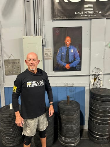 Customer photo review of Keep Moving Forward - Hooded Long-Sleeve