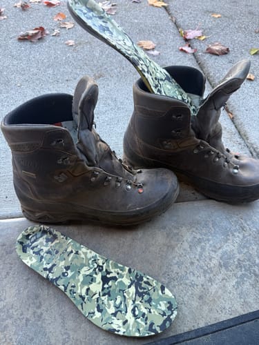 Customer photo review of DELUXE Full-Length Custom Orthotic