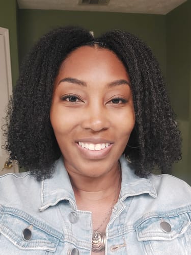 Customer photo review of Tropical Oasis Anti-Humidity Firm Hold Hair Gel