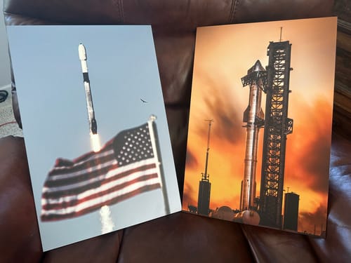 Customer photo review of Flag and Falcon