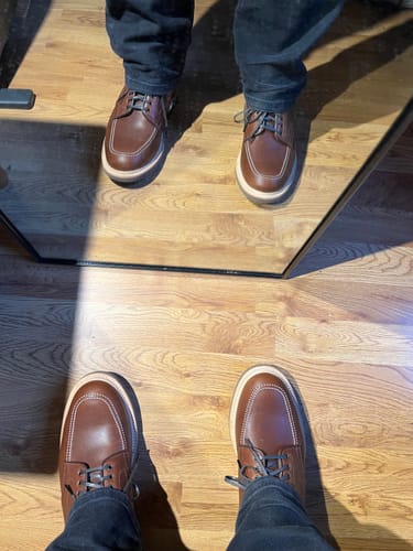 Customer photo review of Indiana Jones Boot - luosjiet®boots - Brown Full Grain Pull-Up Cowhide