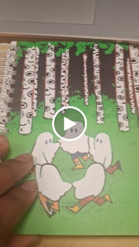 Customer video review of Forest Circle Ghosts Small Reusable Sticker Book