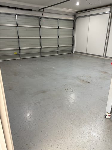 Customer photo review of Modular Interlocking Garage Flooring Tiles