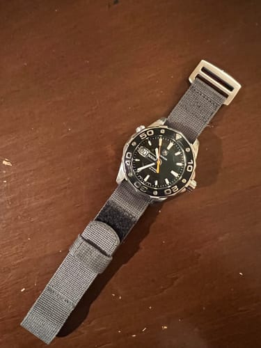 Customer photo review of Glomar Explorer - Hook And Loop Watch Strap