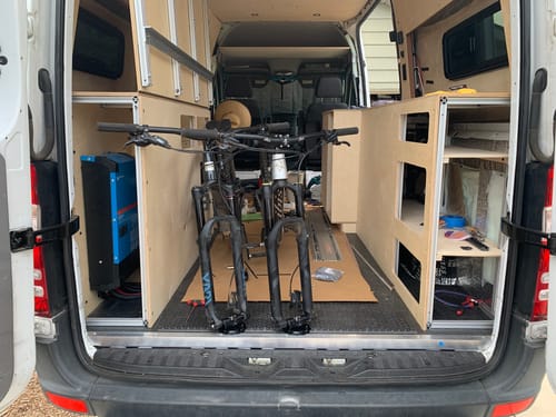 Customer photo review of Thru Axle Fork Mount