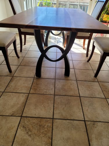 Customer photo review of Table Legs 444 Uta 28.5" H for Modern Table Legs
