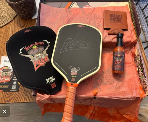 Customer photo review of The Loco 16mm Pickleball Paddle- Hybrid (PRE-ORDER) (READ DESCRIPTION)