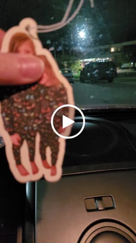 Customer video review of Custom Air Freshener Live Crop