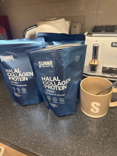 Customer photo review of Halal Collagen Protein