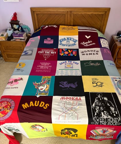 Customer photo review of Original Blanquilt™ / T Shirt Quilts