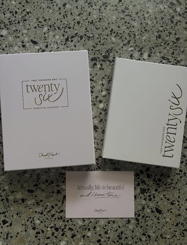 Customer photo review of 2026 Essential Planner - Blush