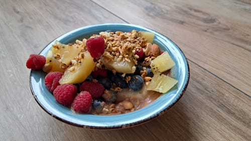 Customer photo review of Mandel Protein Porridge Bio