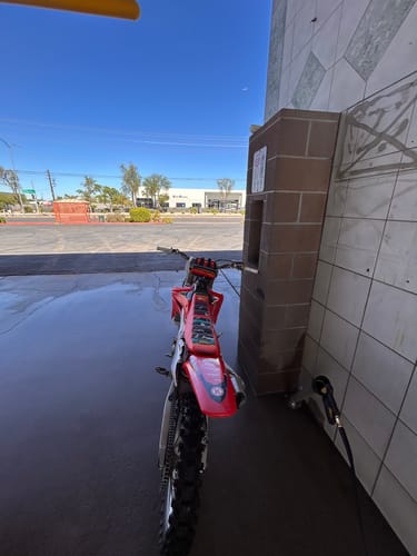 Customer photo review of Custom Seat Cover: 2006 Honda CRF 450R