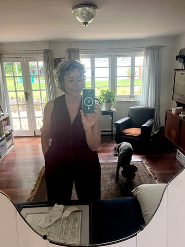 Customer photo review of Yard Suit - Short Body - Burgundy