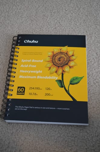 Customer photo review of Ohuhu Spiral-Bound Marker Pad for Alcohol Markers