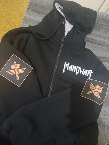 Customer photo review of MANOWAR DELUXE HOODIE THE SWORD LTD. EDITION 2025